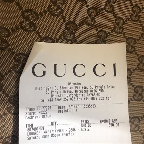 gucci receipt online|gucci sunglass repair without receipt.